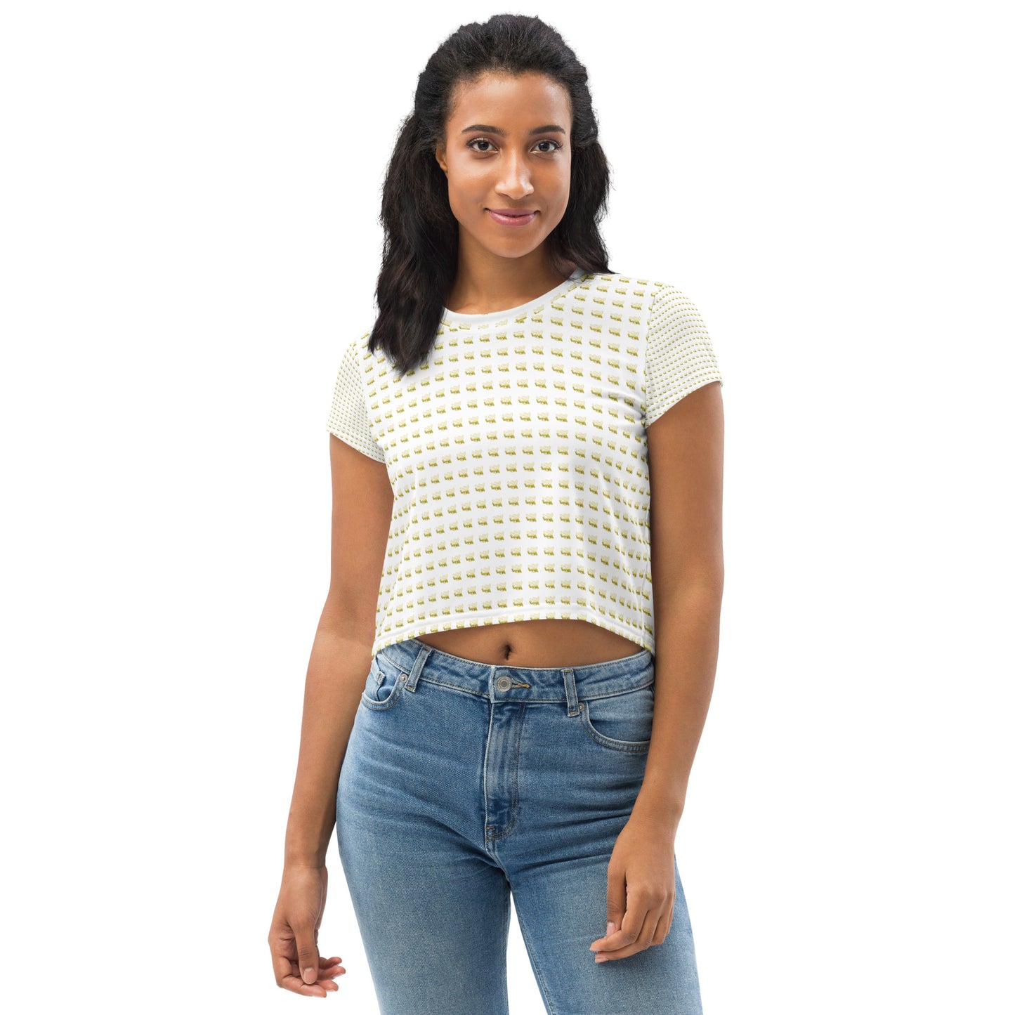 Call Lwa All-Over Print Crop Tee