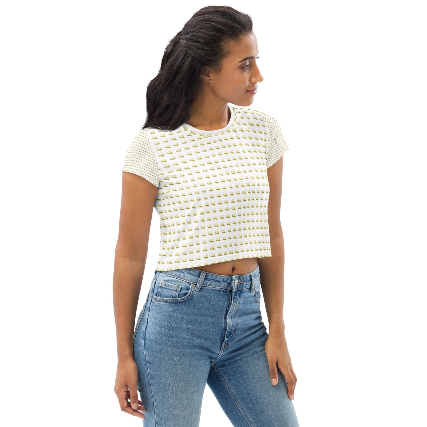 Call Lwa All-Over Print Crop Tee