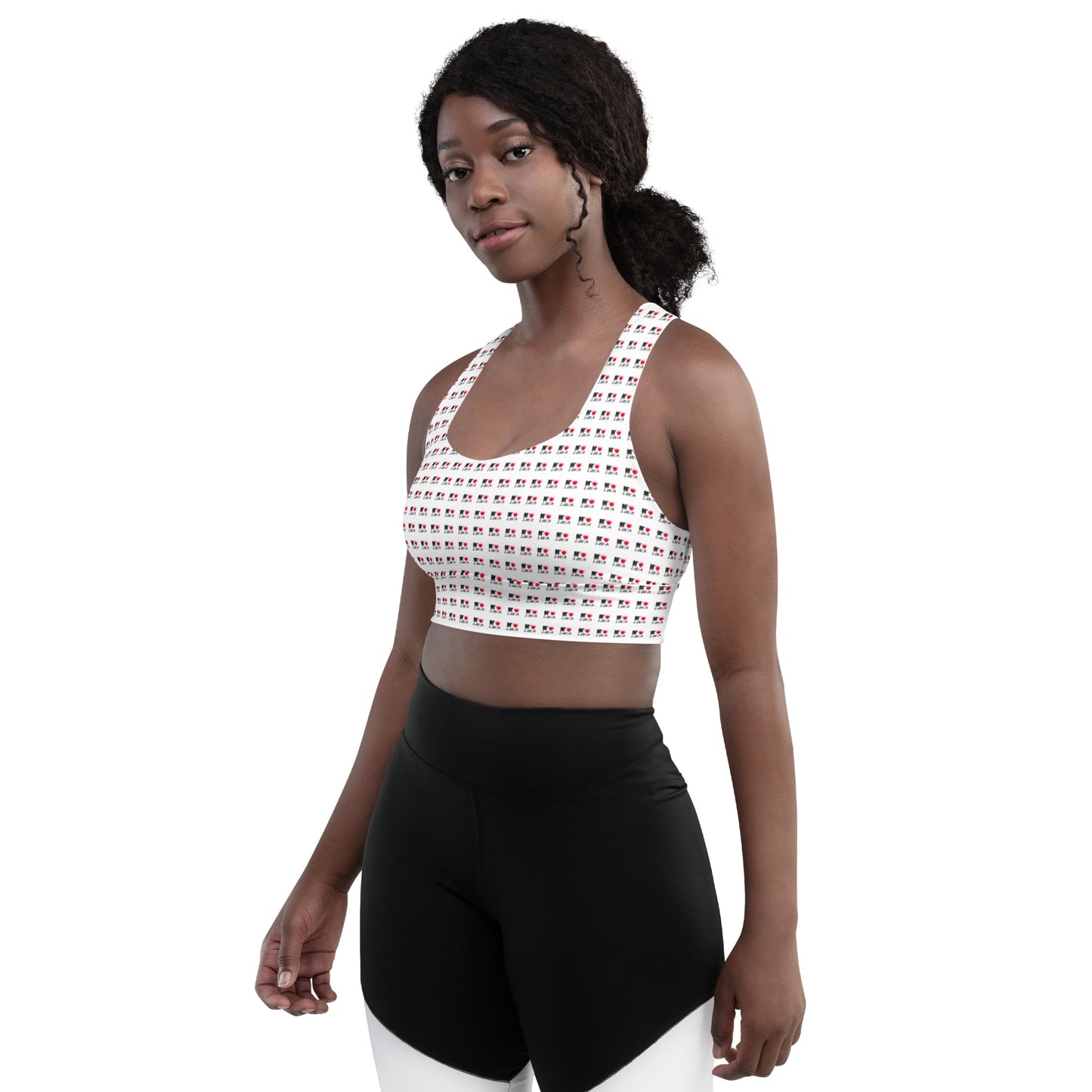 I love Lwa Longline sports bra