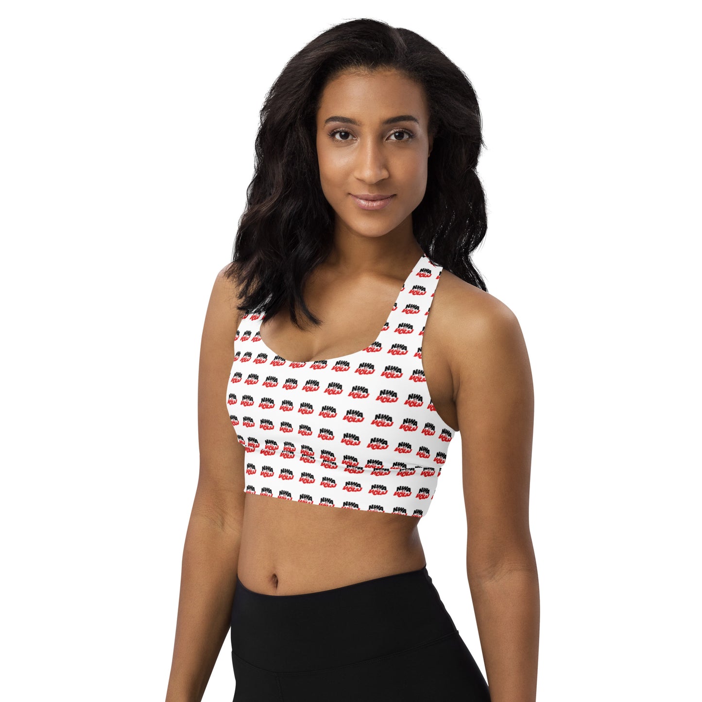 The Flag Longline sports bra