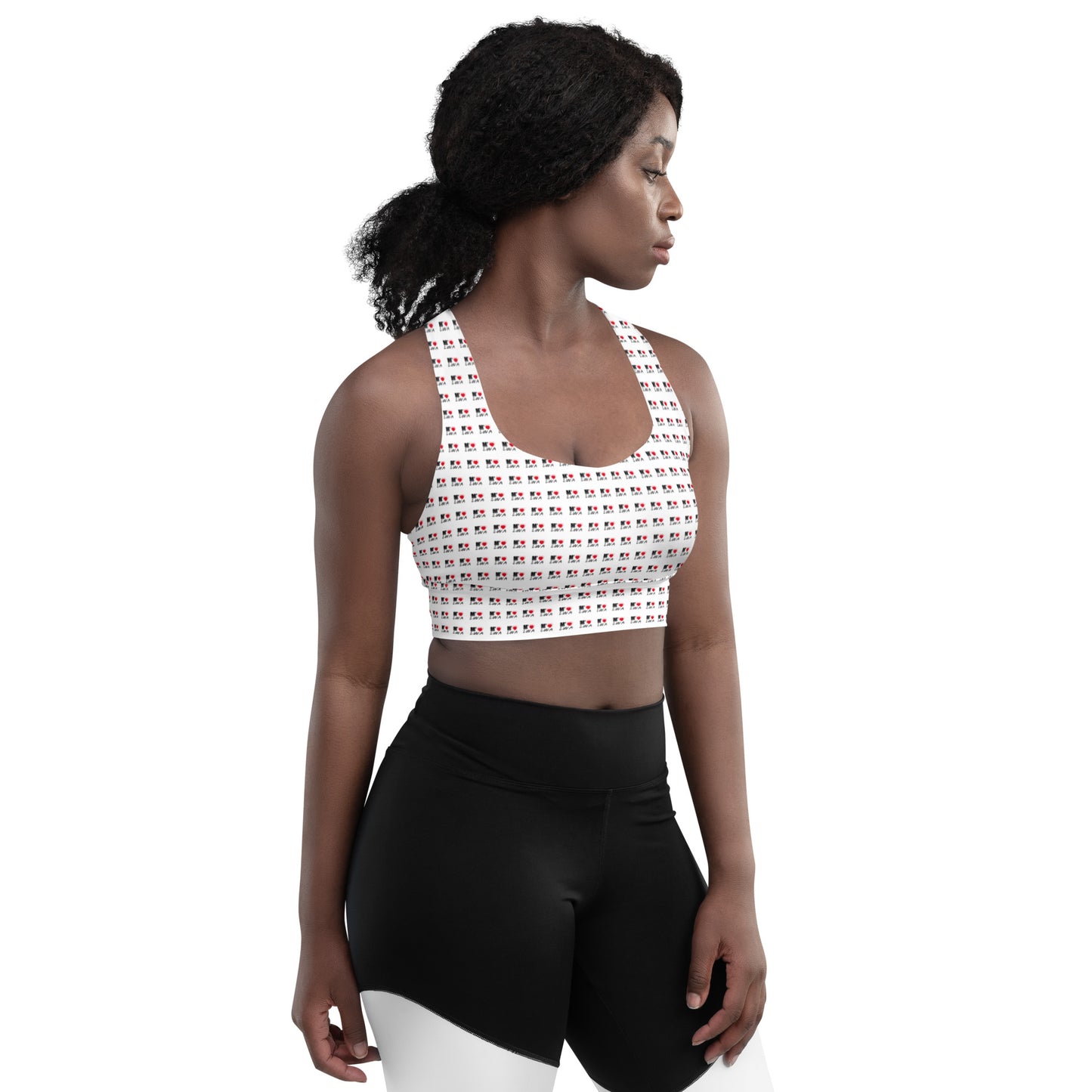 I love Lwa Longline sports bra