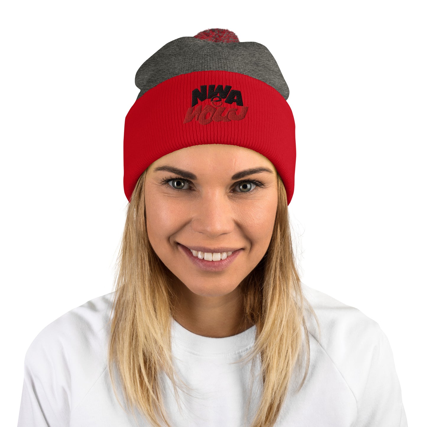 the flag Pom-Pom Beanie