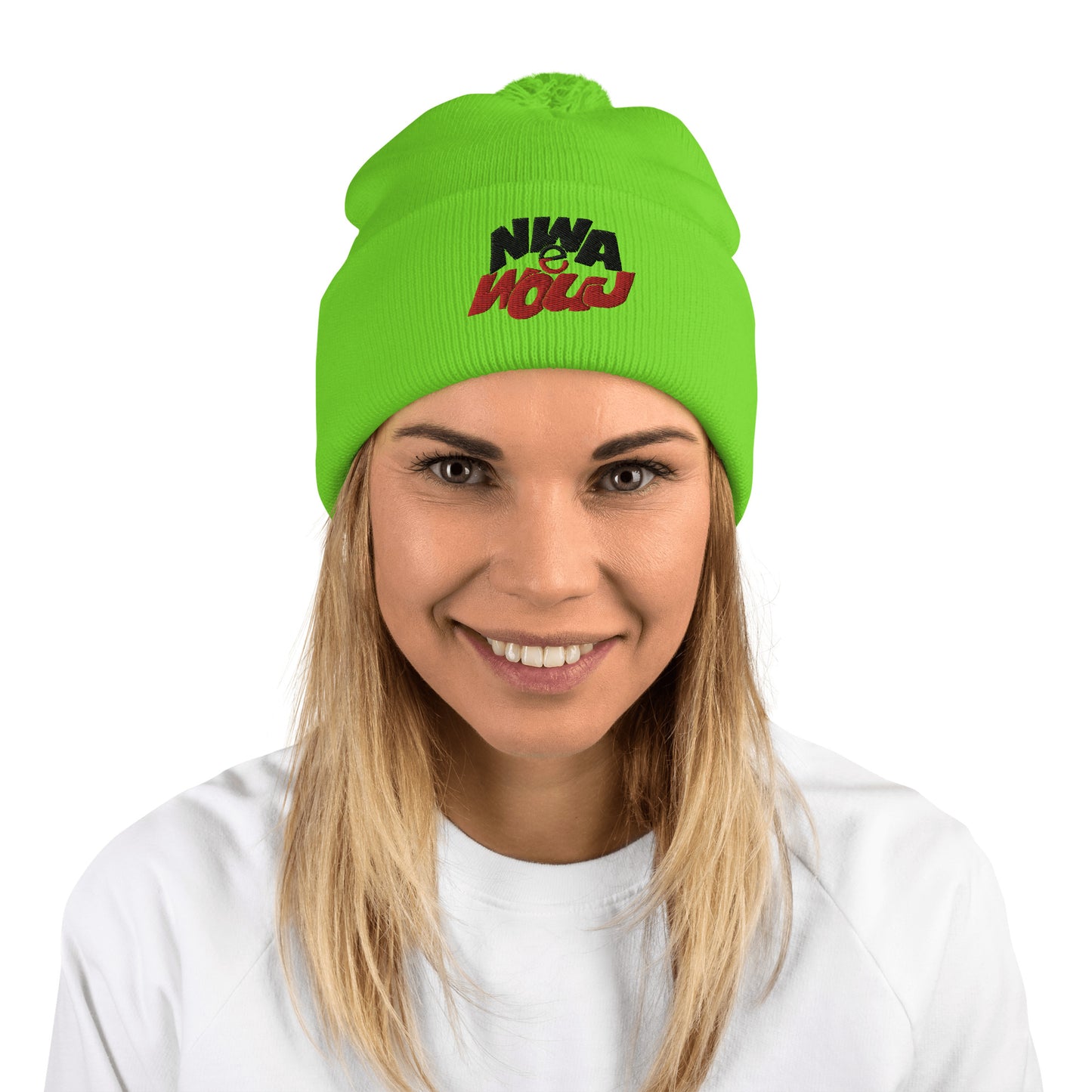 the flag Pom-Pom Beanie