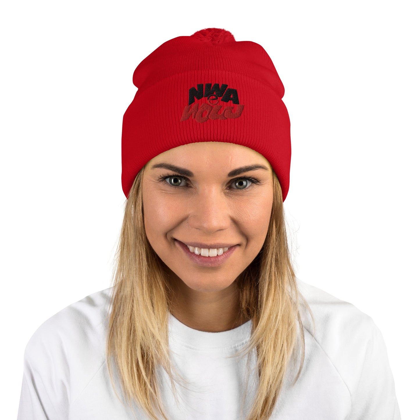 the flag Pom-Pom Beanie