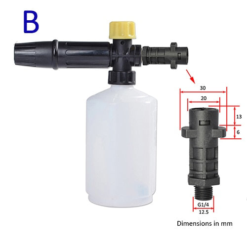 Car foam wash Snow foam lance foam nozzle foam cannon foam generator for Daewoo Hammer Karcher Huter Makita High Pressure Washer