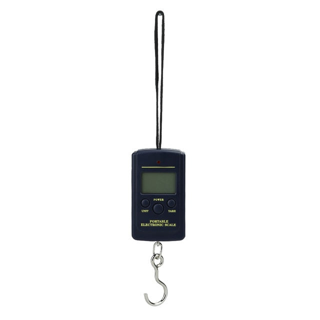 40kg x 10g Mini Digital Scale for Fishing Luggage Travel Weighting Steelyard Hanging Electronic Hook Scale, Kitchen Weight Tool